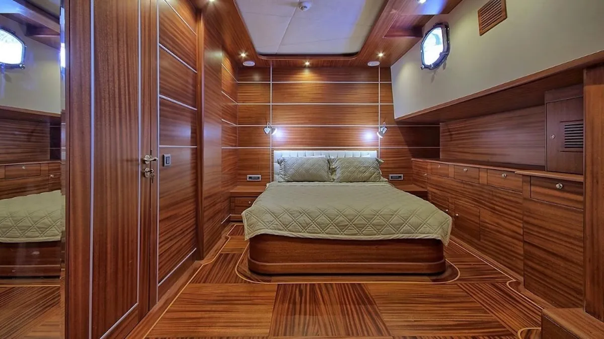 Cabin on Dragon Fly, a Gulet Custom built 183 yacht at Bodrum, Turkey