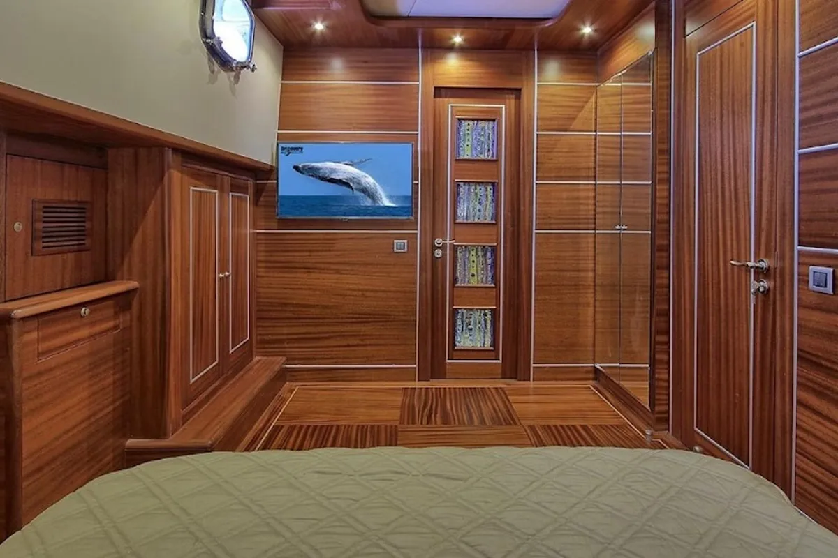 Cabin on Dragon Fly, a Gulet Custom built 183 yacht at Bodrum, Turkey