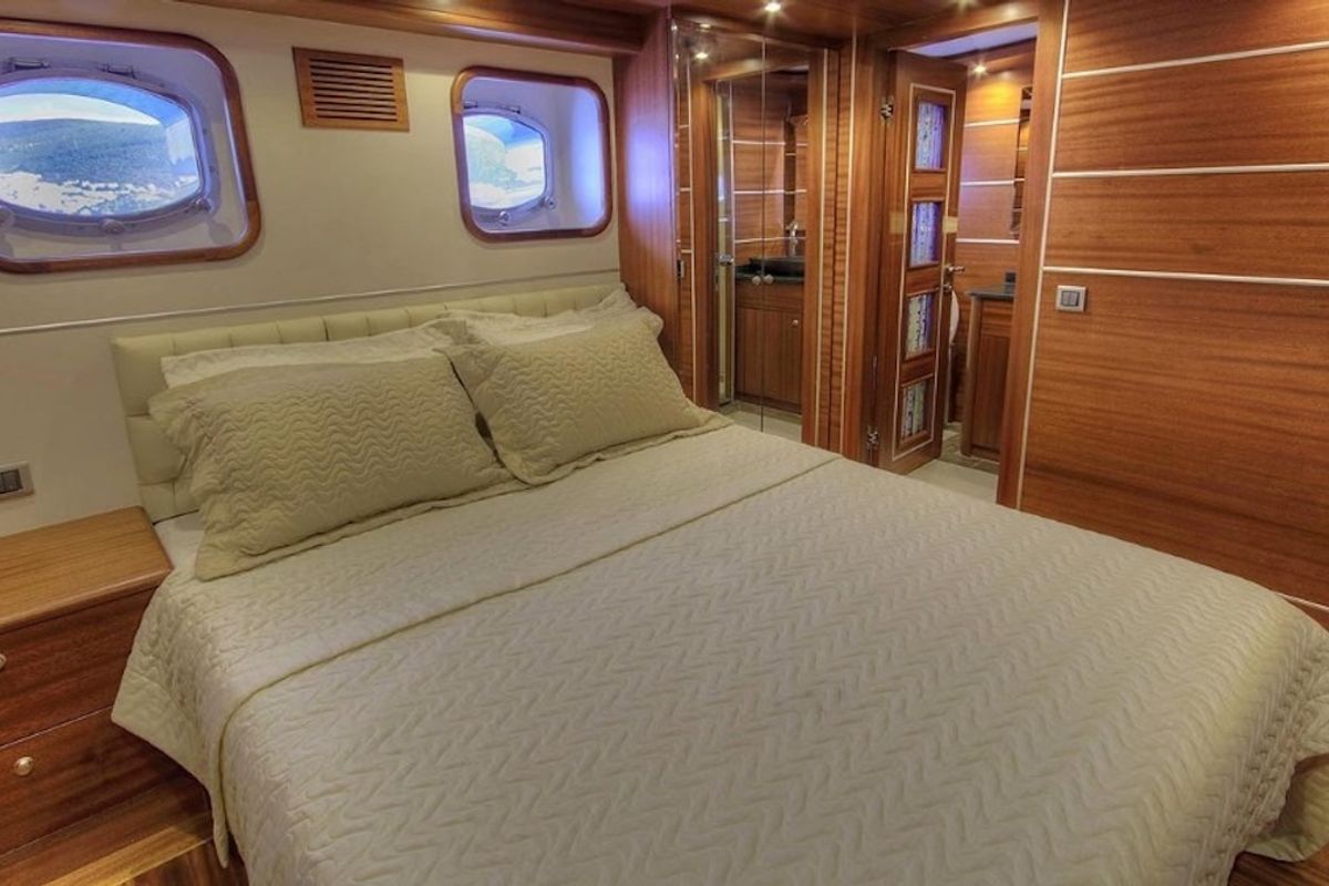 Cabin on Dragon Fly, a Gulet Custom built 183 yacht at Bodrum, Turkey