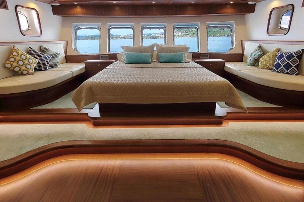 Cabin on Dragon Fly, a Gulet Custom built 183 yacht at Bodrum, Turkey