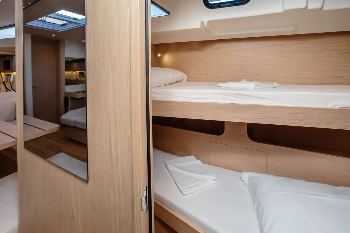 Cabin on Maelle - Standard line, a Beneteau Oceanis 51.1 sailboat at Tonnarella, Italy