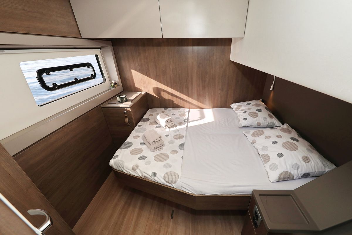 Cabin on La Vie Est Belle, a Bali 4.8 catamaran at Seget Donji, Croatia