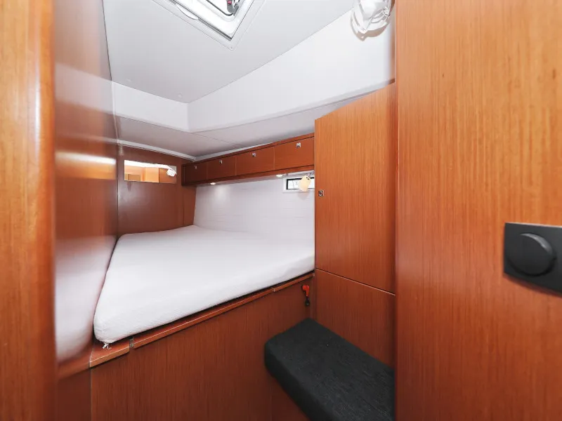 Cabin on TICIJA, a Bavaria Cruiser 46 sailboat at Zadar, Croatia