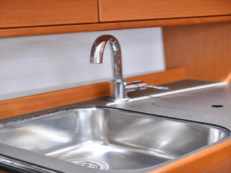 Galley of TICIJA, a Bavaria Cruiser 46 sailboat at Zadar, Croatia