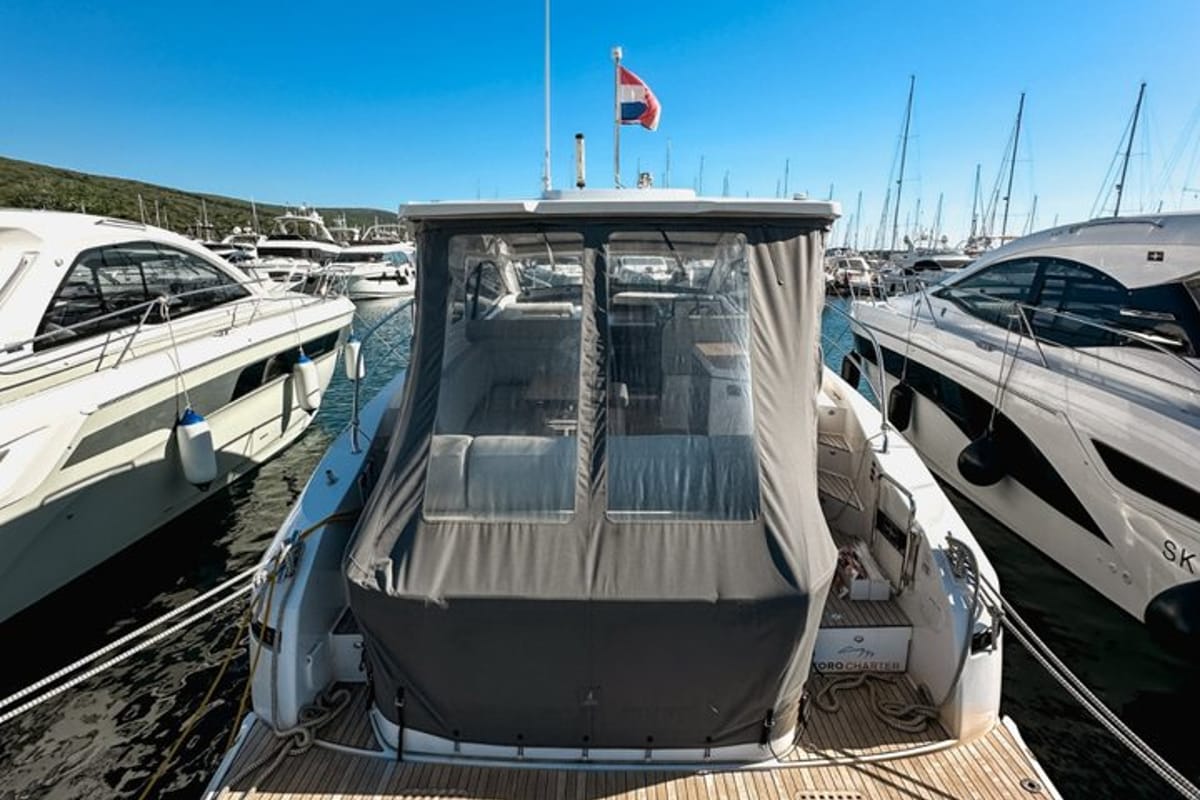Anne, a Bavaria SR41 yacht at Punat, Croatia