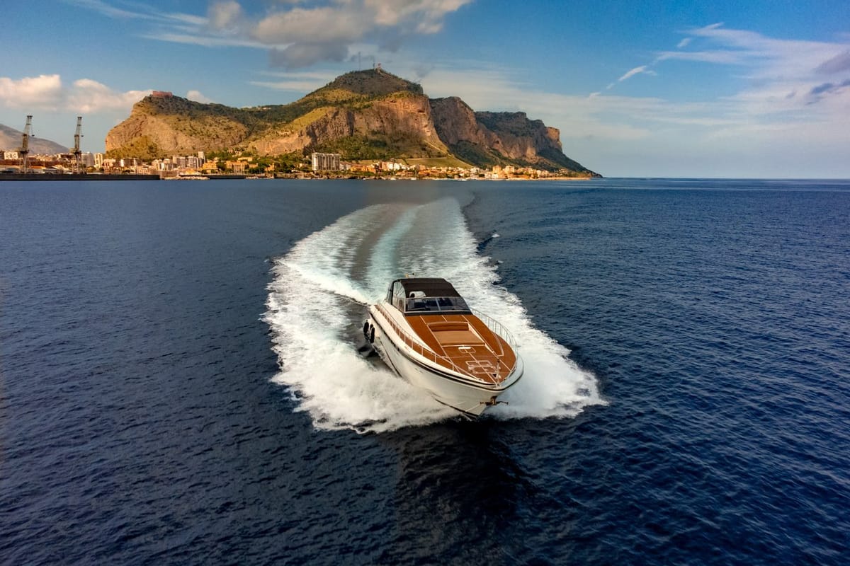 Exterior view of Maeva Star, a sailboat at Milazzo, Italy
