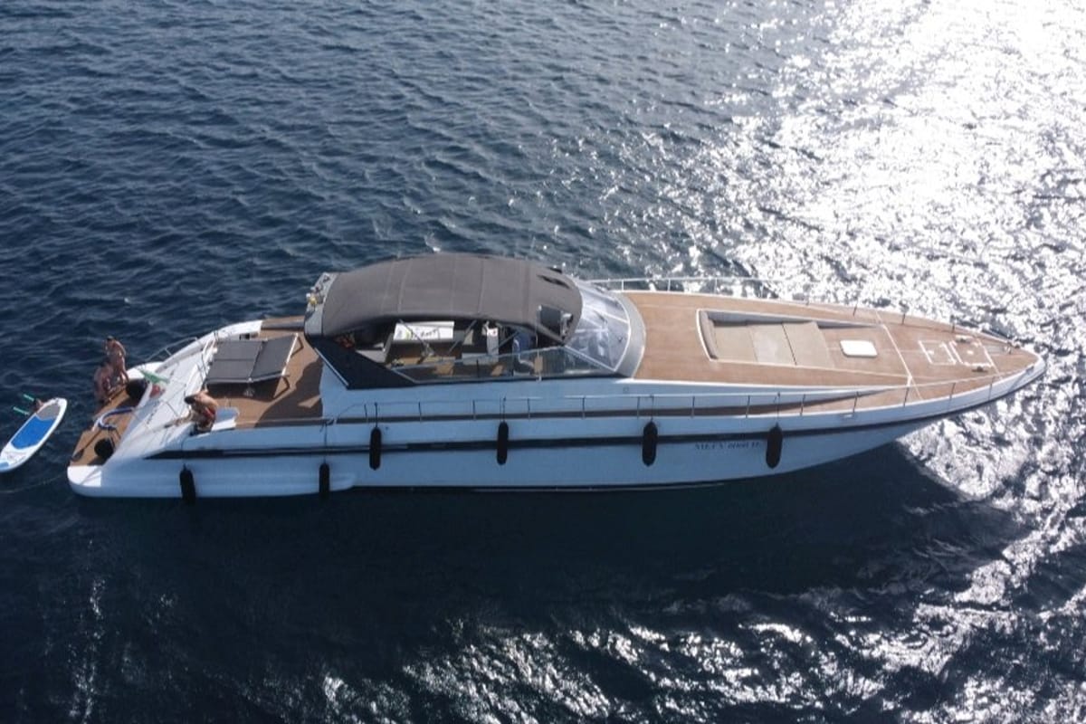Exterior view of Maeva Star, a sailboat at Milazzo, Italy