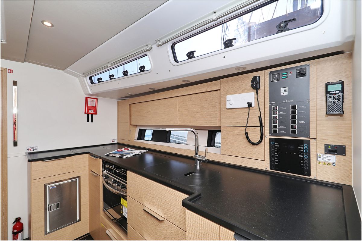 Galley of Bliss, a Hanse Yachts Hanse 460 sailboat at Grad Kaštela, Croatia