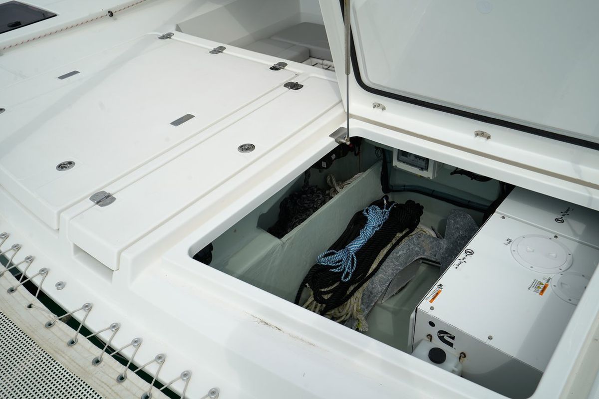 Manaphy, a Leopard 45 catamaran at Seget Donji, Croatia