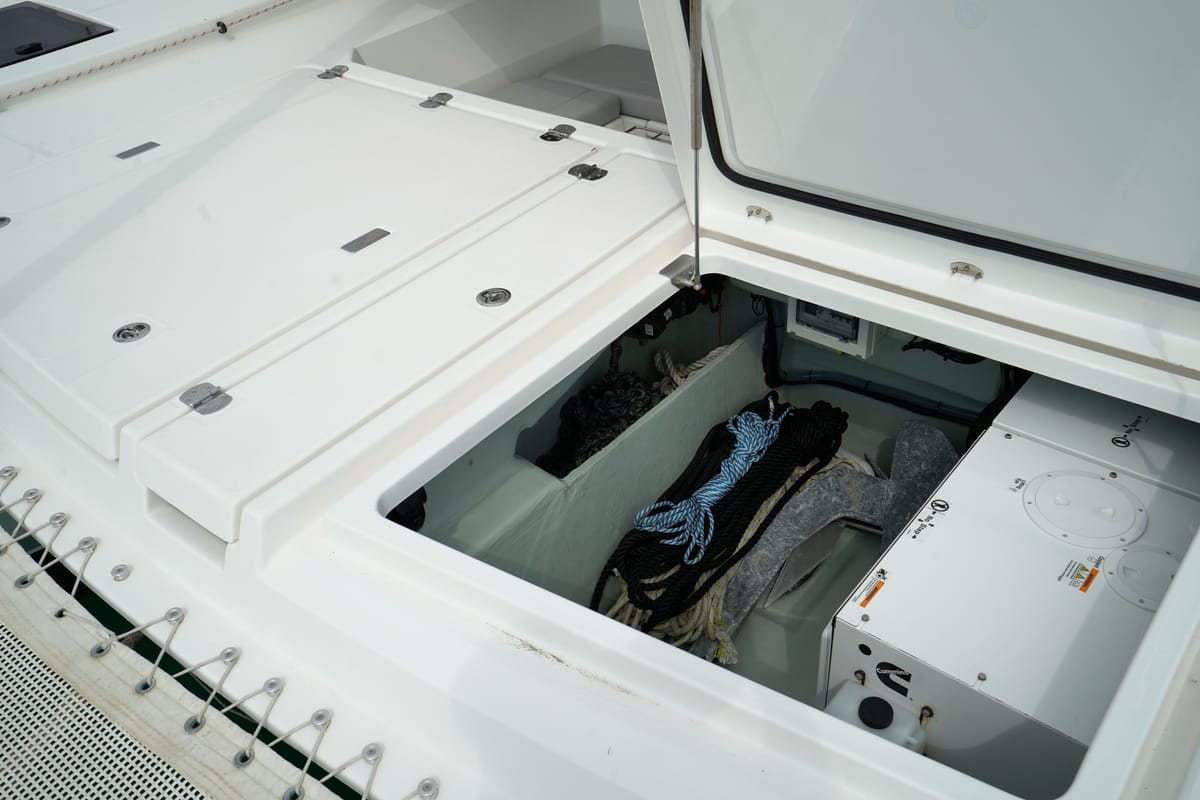 Manaphy, a Leopard 45 catamaran at Seget Donji, Croatia