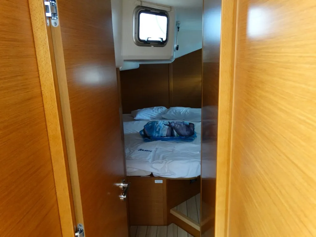 Cabin on IL SOLE, a Jeanneau 54 sailboat at Volos Municipality, Greece