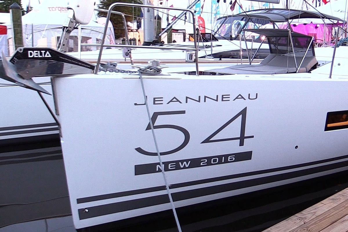 Exterior view of IL SOLE, a Jeanneau 54 sailboat at Volos Municipality, Greece