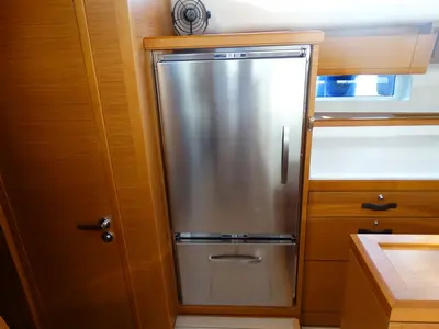 Galley of IL SOLE, a Jeanneau 54 sailboat at Volos Municipality, Greece