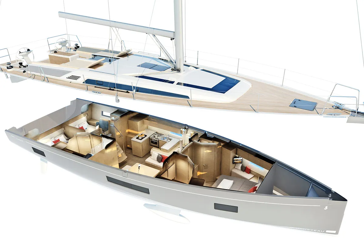 Psari, a Beneteau Oceanis 51.1 sailboat at Mykonos, Greece