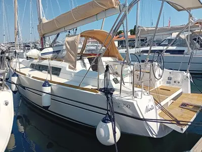 Navita, a Dufour Dufour 350 Grand Large sailboat at Grad Biograd na Moru, Croatia