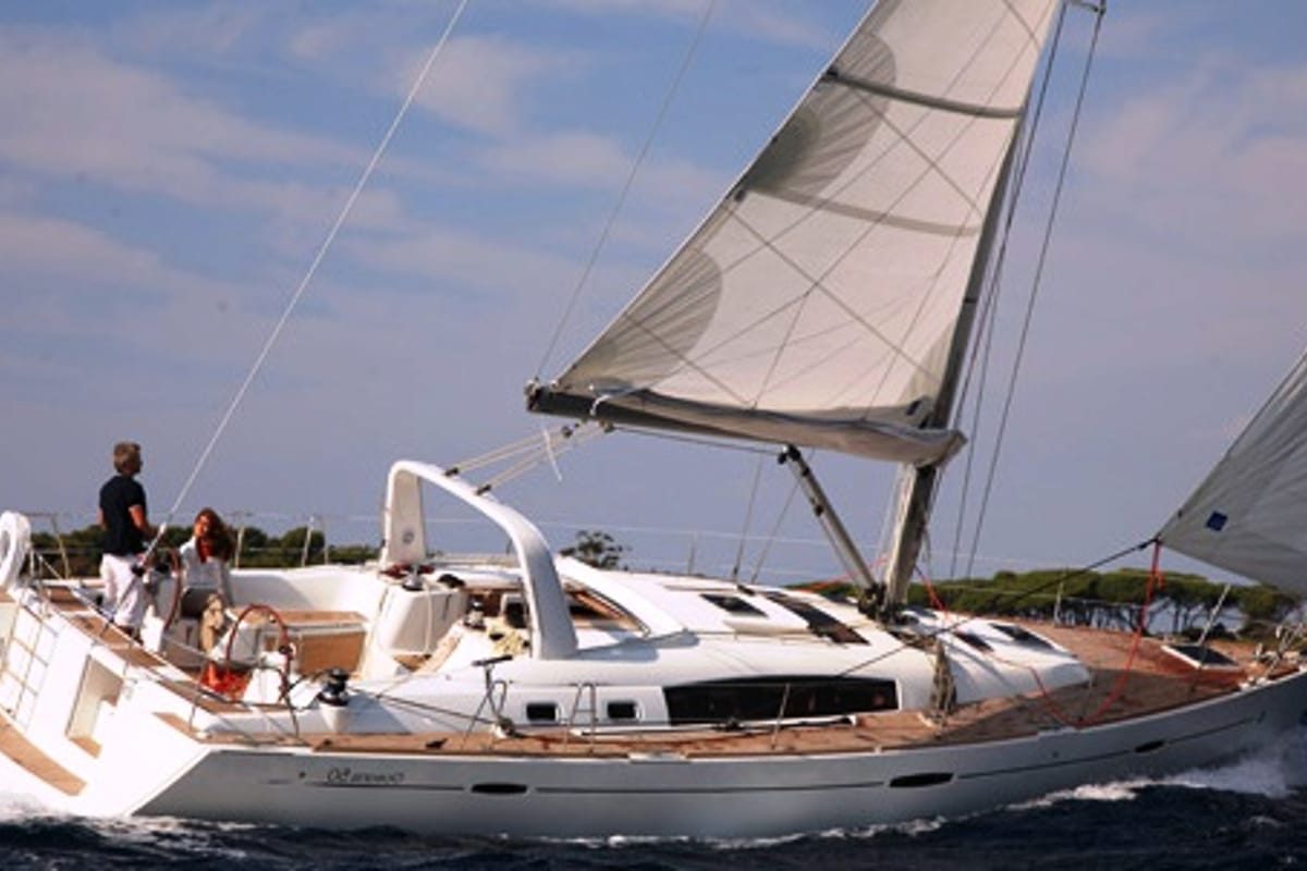 Exterior view of Mississippi, a Beneteau Oceanis 50 Family sailboat at Rogač, Croatia
