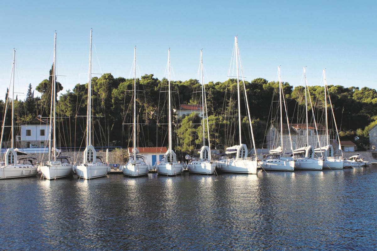 Exterior view of Mississippi, a Beneteau Oceanis 50 Family sailboat at Rogač, Croatia