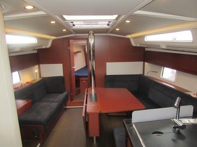 Salon of no_name, a Hanse Yachts Hanse 418 sailboat at Gothenburg, Sweden