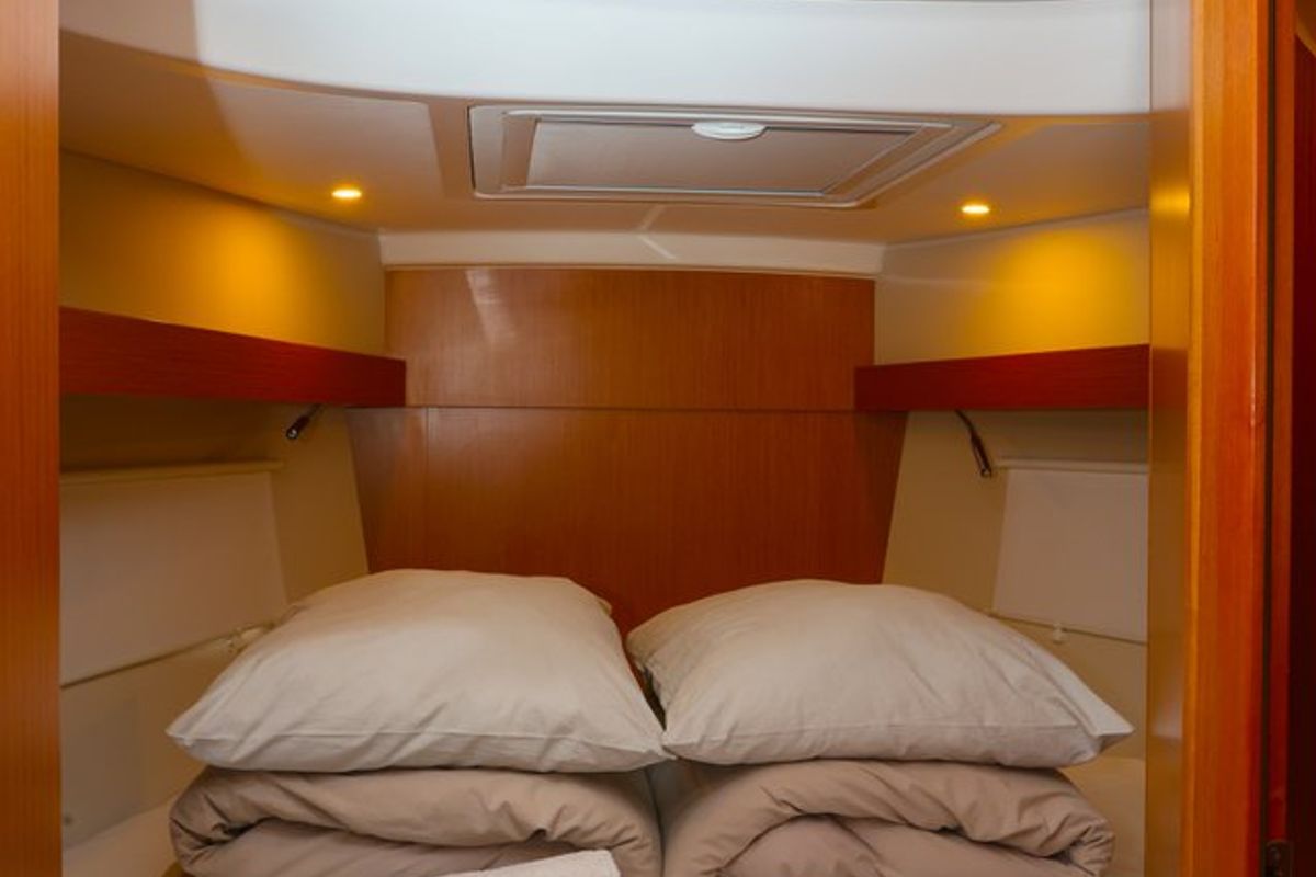 Cabin on Pomena, a Bavaria C38 sailboat at Grad Kaštela, Croatia