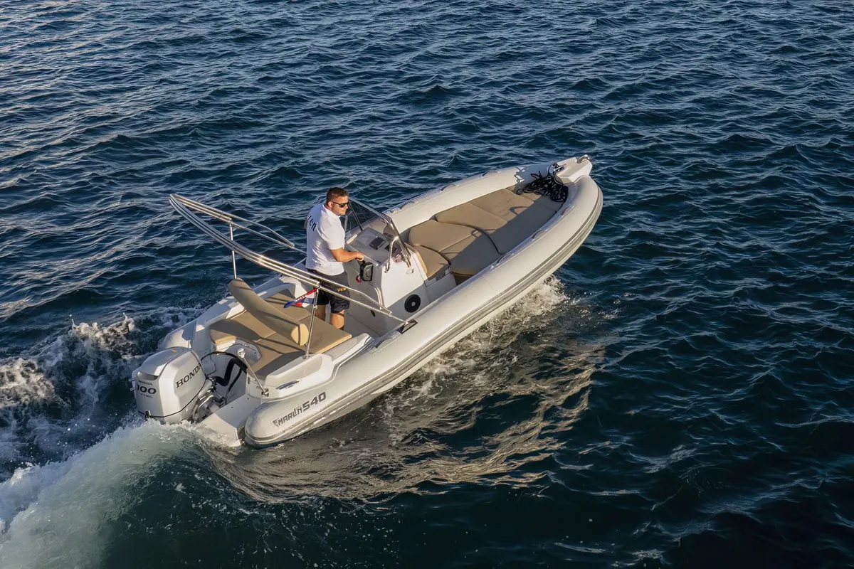 NN, a Marlin 540 rib at Grad Šibenik, Croatia