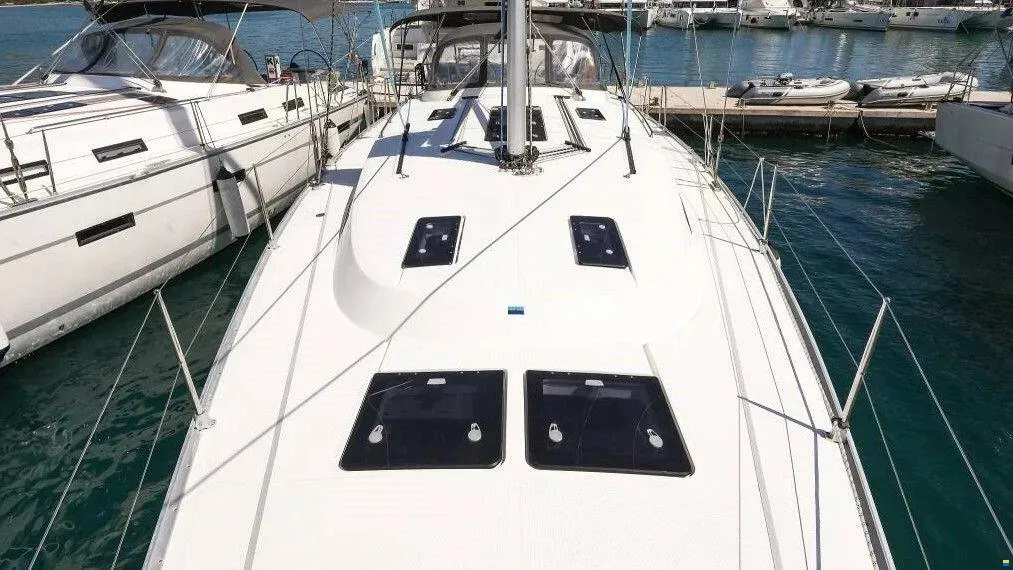 Star Doris , a Bavaria Cruiser 45 sailboat at Punat, Croatia