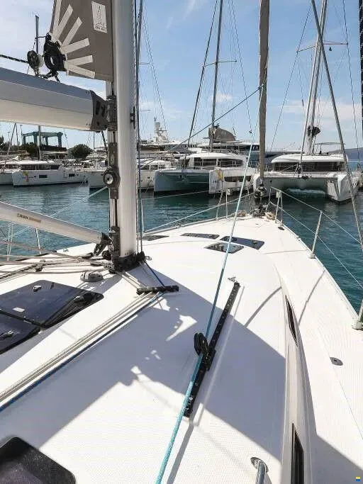 Star Doris , a Bavaria Cruiser 45 sailboat at Punat, Croatia