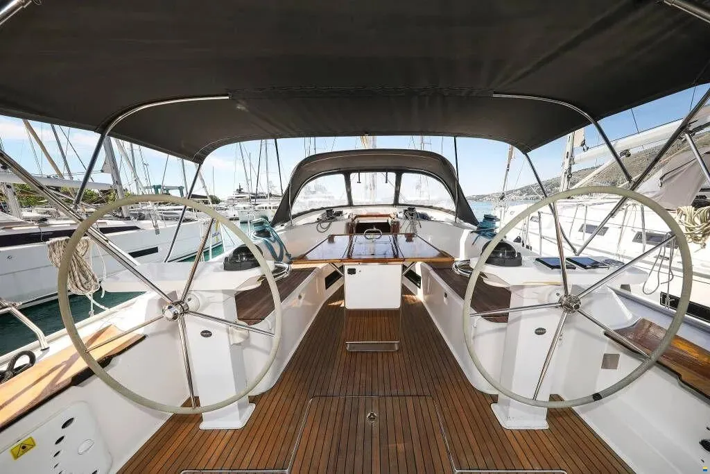 Star Doris , a Bavaria Cruiser 45 sailboat at Punat, Croatia