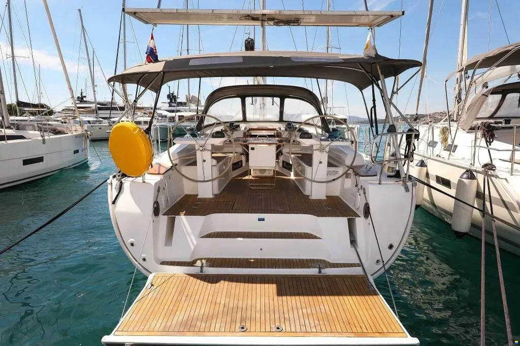 Star Doris , a Bavaria Cruiser 45 sailboat at Punat, Croatia