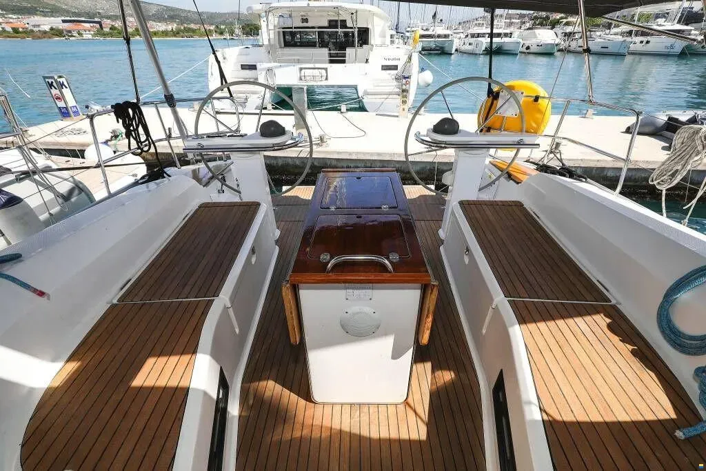 Star Doris , a Bavaria Cruiser 45 sailboat at Punat, Croatia