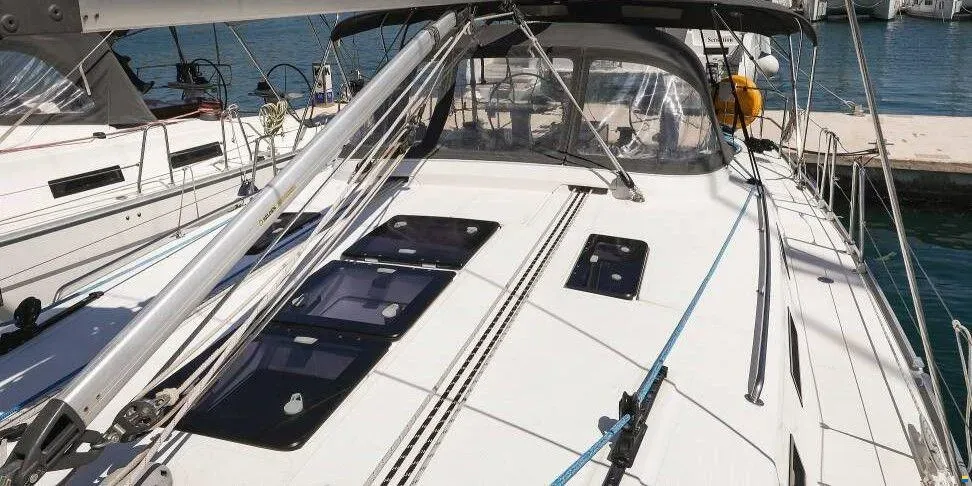 Star Doris , a Bavaria Cruiser 45 sailboat at Punat, Croatia