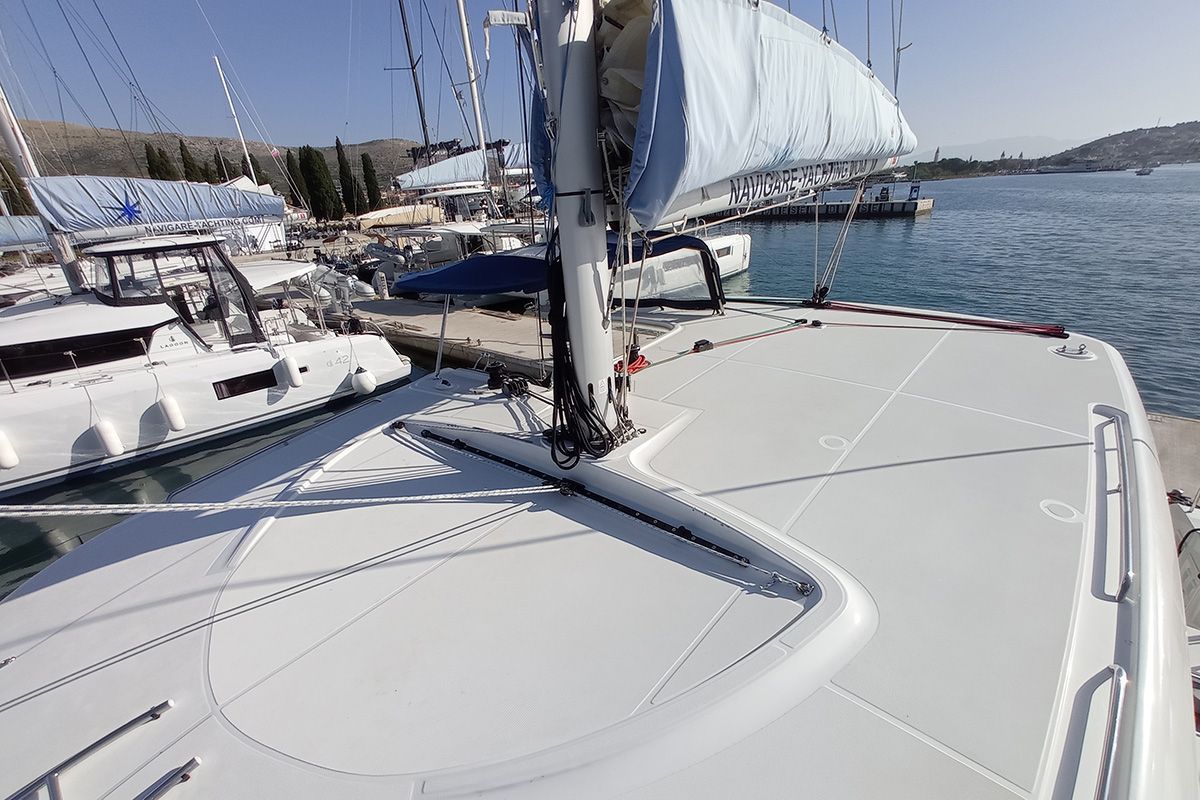 Ohana, a Lagoon 40 catamaran at Seget Donji, Croatia