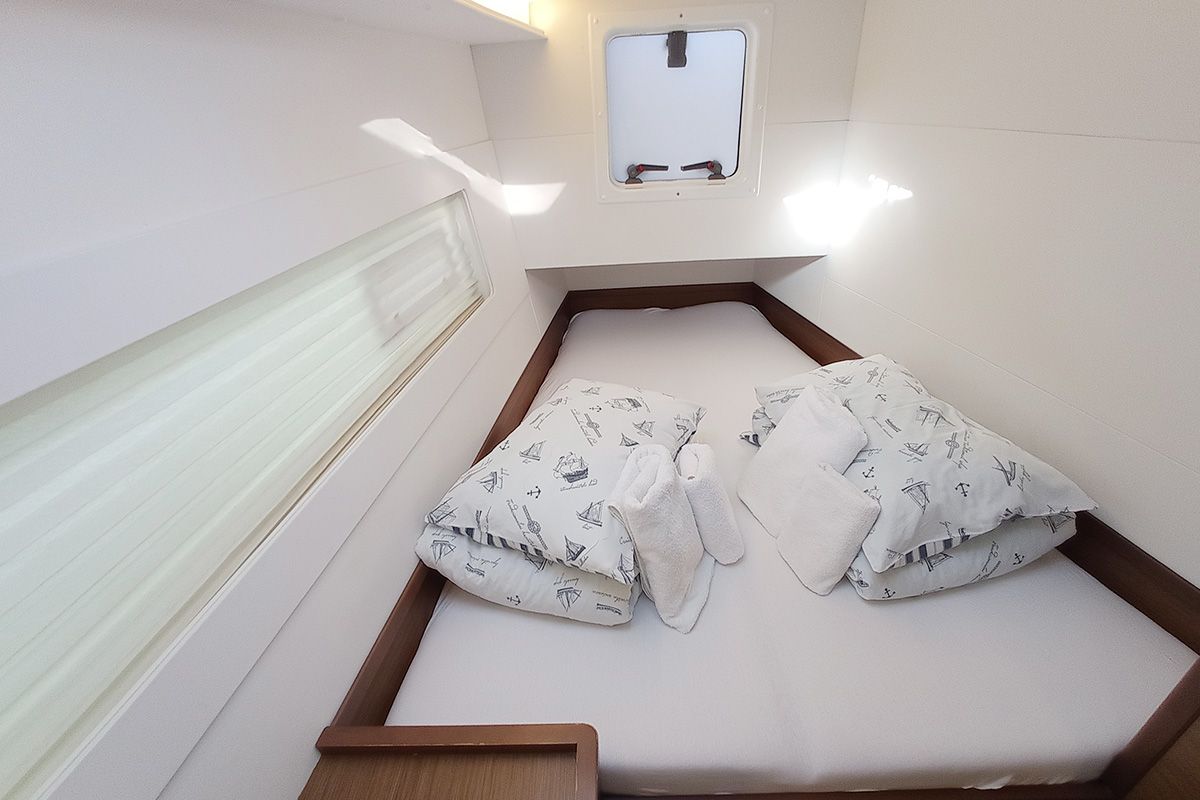 Ohana, a Lagoon 40 catamaran at Seget Donji, Croatia