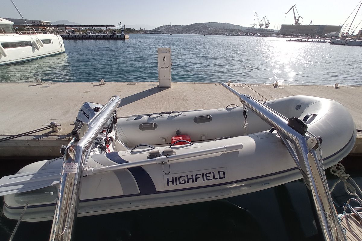 Ohana, a Lagoon 40 catamaran at Seget Donji, Croatia