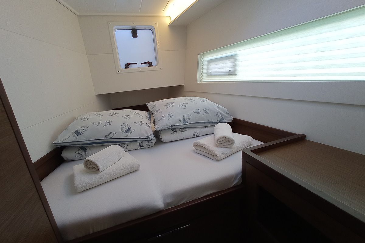 Ohana, a Lagoon 40 catamaran at Seget Donji, Croatia