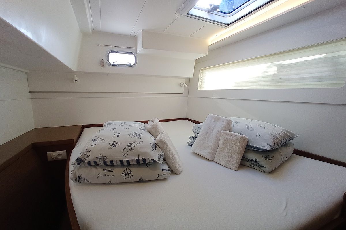 Ohana, a Lagoon 40 catamaran at Seget Donji, Croatia