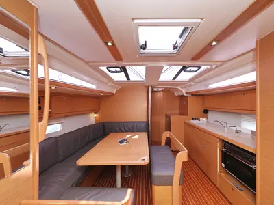 Salon of Friendship, a Dufour 430 GL sailboat at Grad Vodice, Croatia