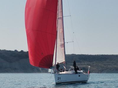 Exterior view of Tequila, a AD Boats Salona 38 sailboat at Izola / Isola, Slovenia