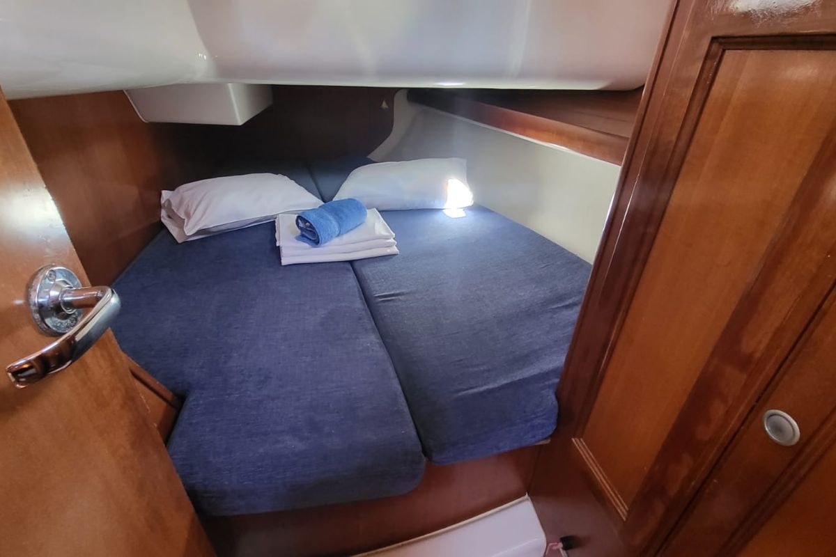 Cabin on PIAMA, a Dufour 36 sailboat at Grad Trogir, Croatia