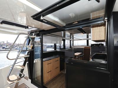 Galley of Iggy, a Cobra Yachts Seamaster 45 yacht at Primošten, Croatia