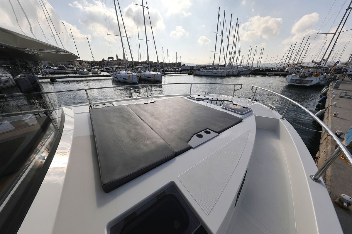 Deck of Iggy, a Cobra Yachts Seamaster 45 yacht at Primošten, Croatia