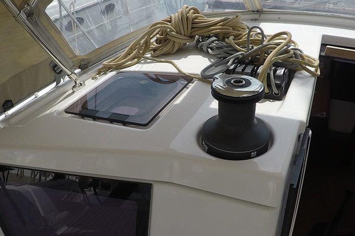 Freya, a Dufour 430 GL sailboat at Grad Šibenik, Croatia
