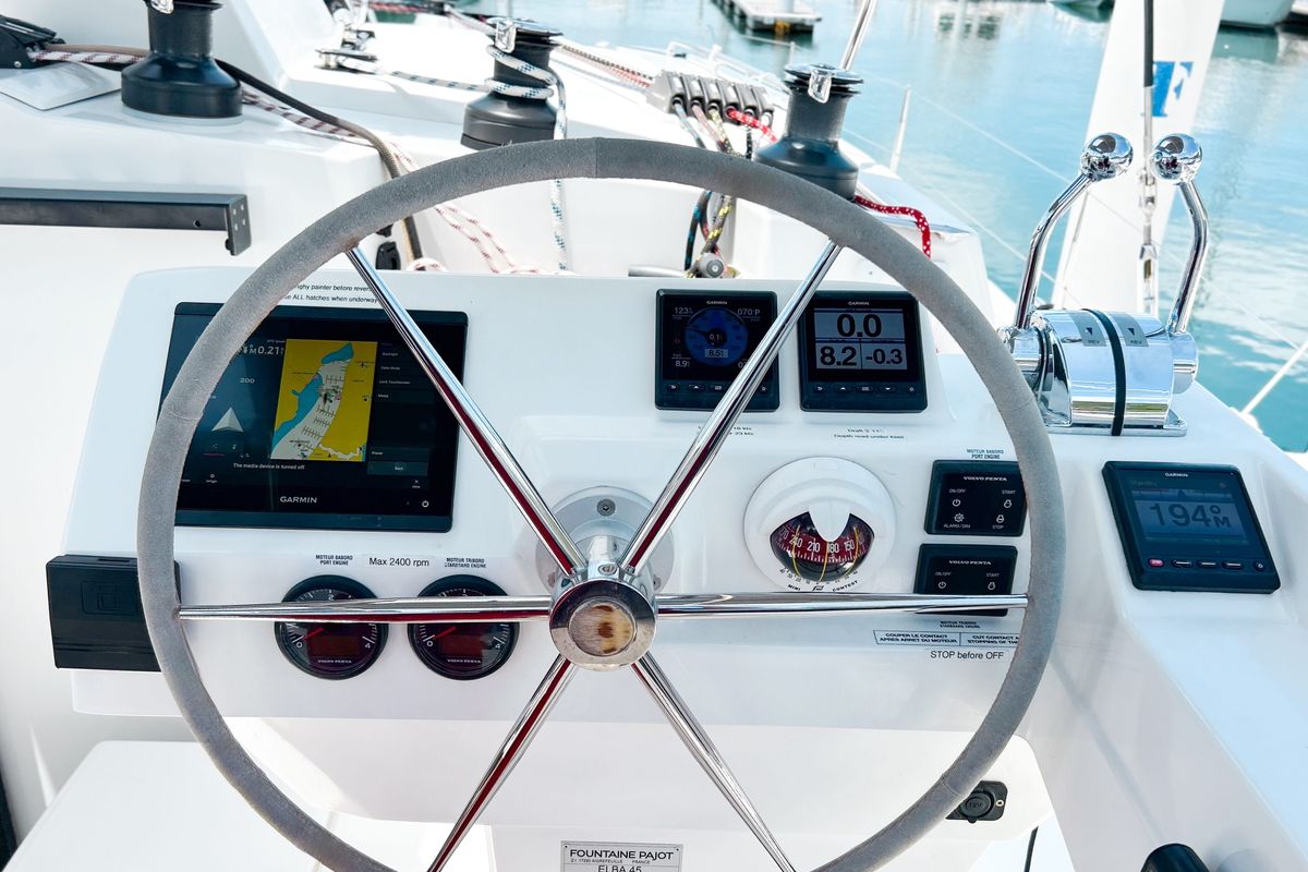 Detour, a Fountaine Pajot Elba 45 catamaran at Road Town, British Virgin Islands
