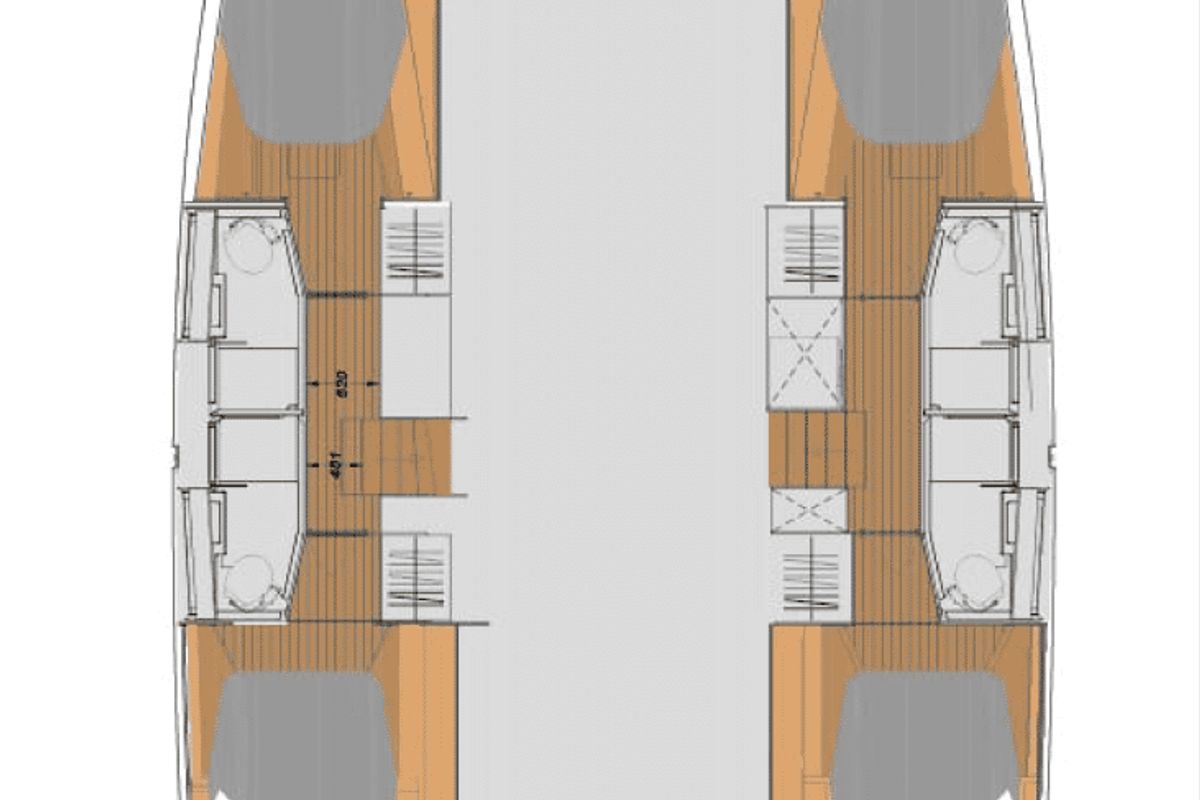 Detour, a Fountaine Pajot Elba 45 catamaran at Road Town, British Virgin Islands