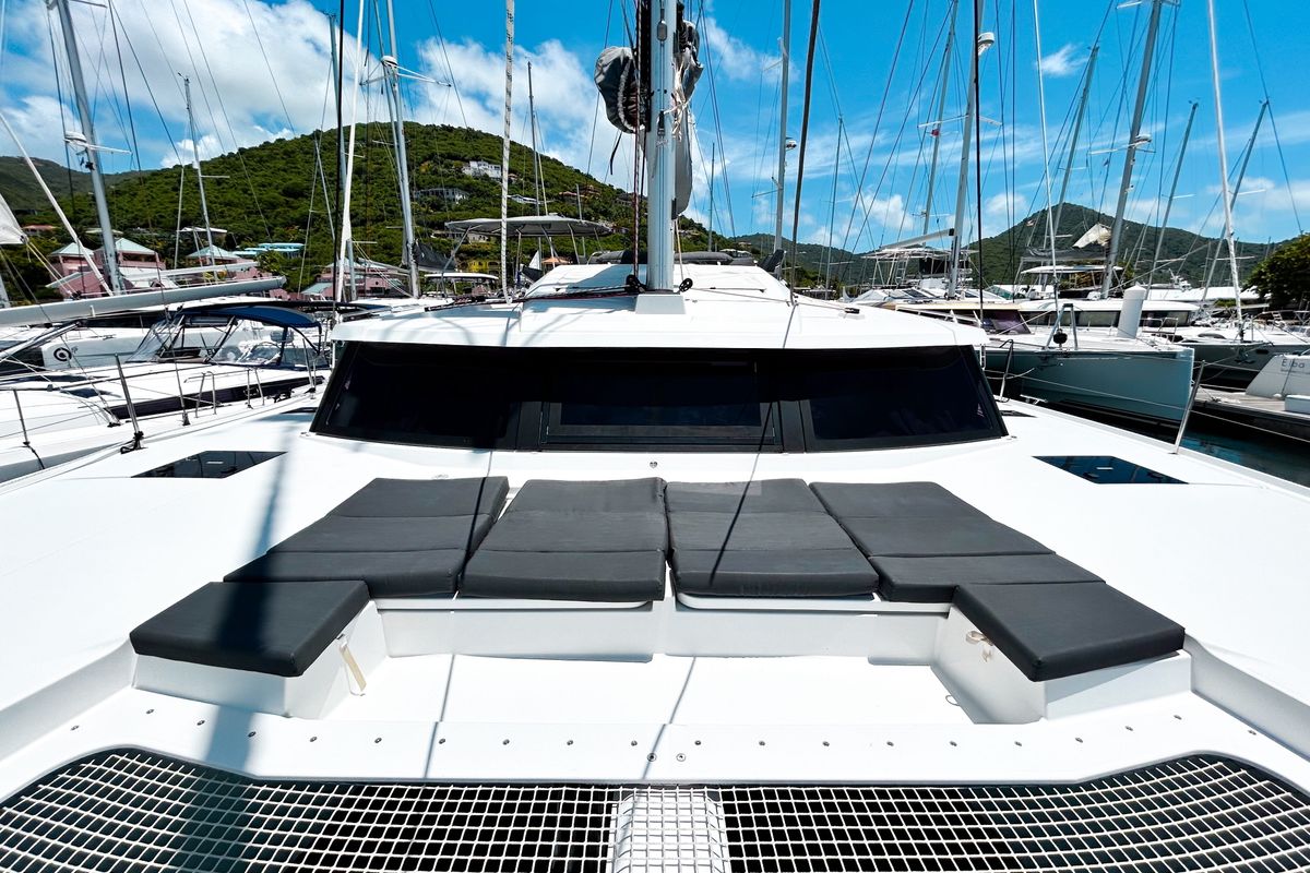 Detour, a Fountaine Pajot Elba 45 catamaran at Road Town, British Virgin Islands