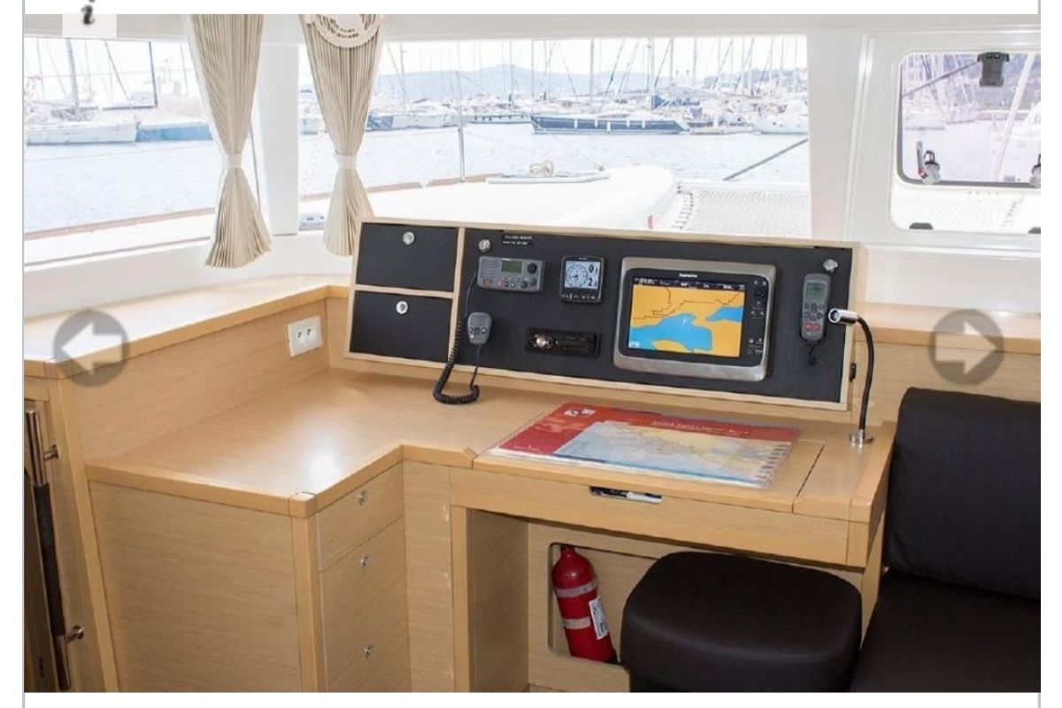 Salon of Sunshine I, a Lagoon 450 Fly catamaran at Dubrovnik, Croatia