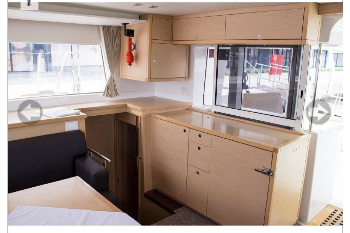 Salon of Sunshine I, a Lagoon 450 Fly catamaran at Dubrovnik, Croatia
