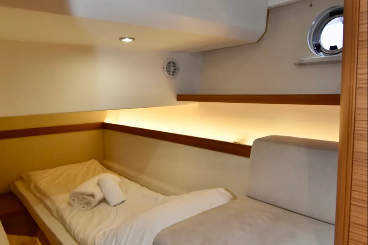 Cabin on Porsgrunn, a Greenline 39 yacht at Porsgrunn, Norway