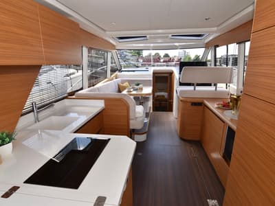 Galley of Porsgrunn, a Greenline 39 yacht at Porsgrunn, Norway