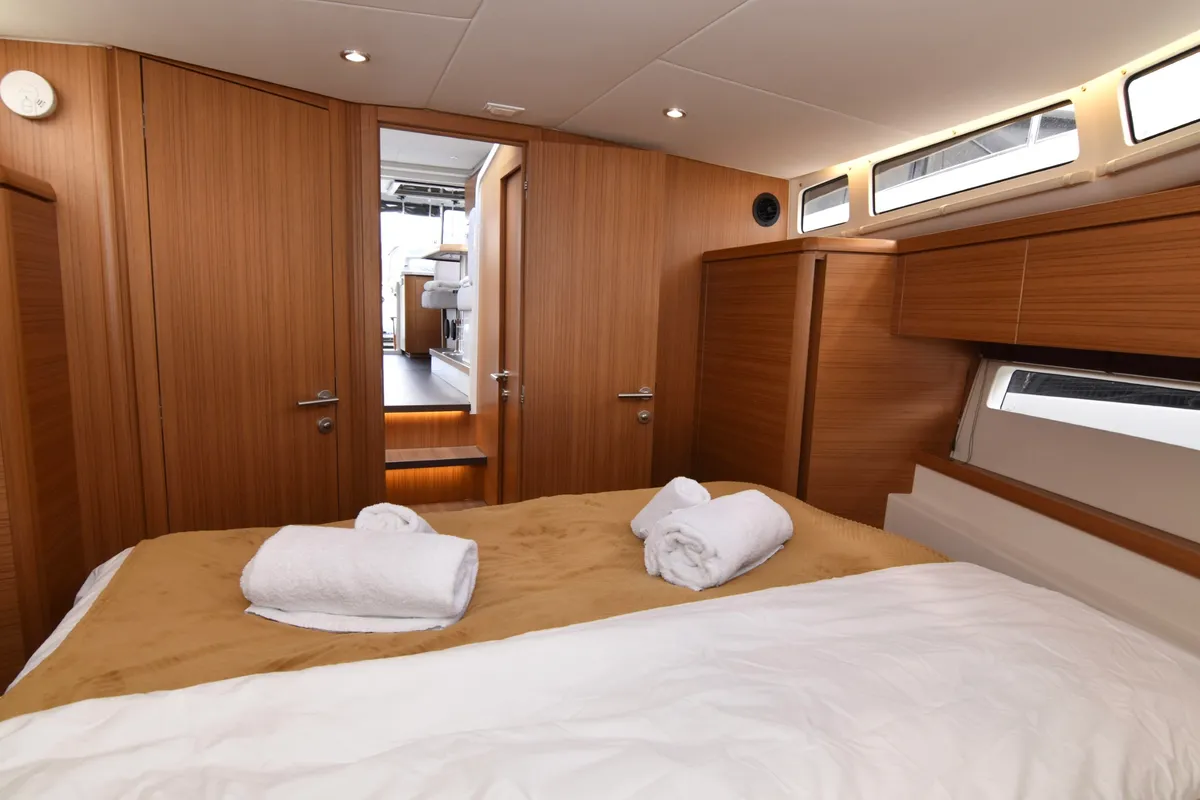 Cabin on Porsgrunn, a Greenline 39 yacht at Porsgrunn, Norway