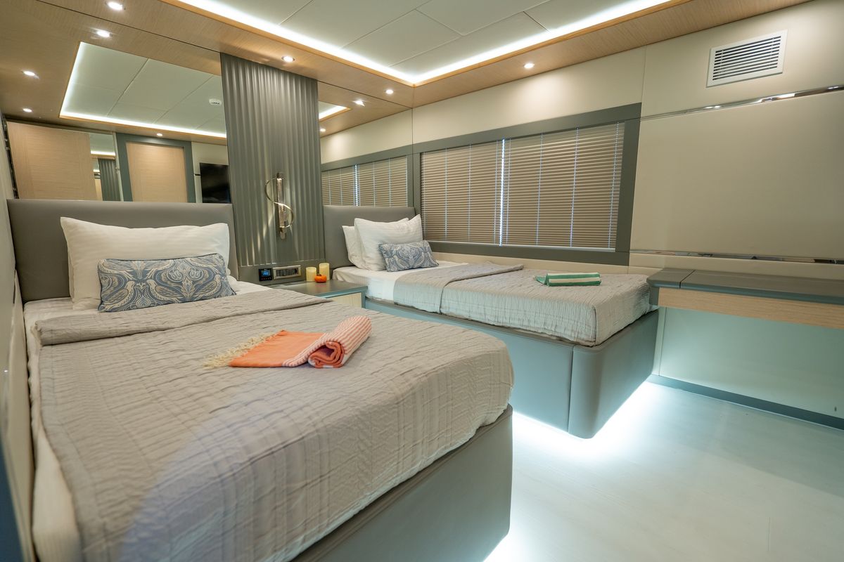 Cabin on Lavin, a Gulet Custom built 183 yacht at Fethiye, Turkey
